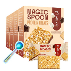 Magic Spoon Treats Smores bar pack on display, gluten-free protein snack for adults.