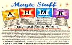 Magic Stuff A after-workout relief cools overheated muscles.