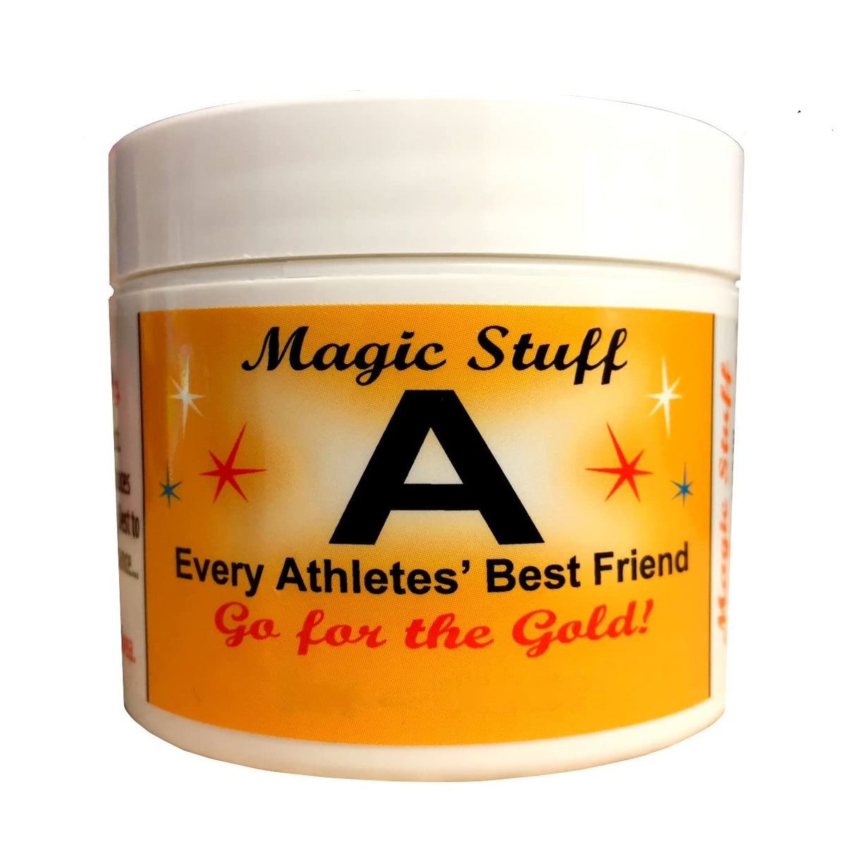 Magic Stuff A bottle pour shows quick cooling for minor aches.