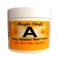Magic Stuff A bottle pour shows quick cooling for minor aches.