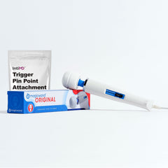 Magic Wand Original Massager front view with powerful vibrations for neck and back relief