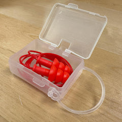 MAGID E2 earplugs red PVC material provides soft, non-irritating wear.