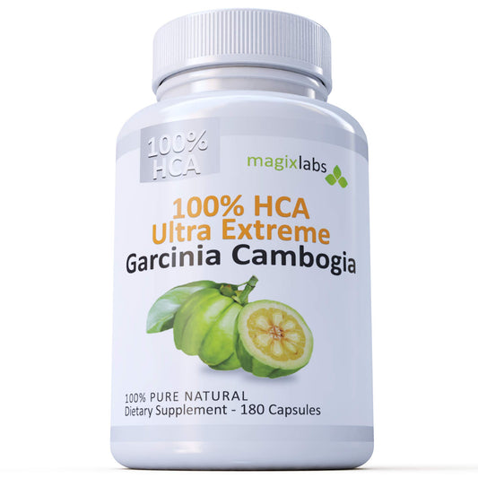 MagixLabs 100% HCA bottle closeup for daily supplement routines
