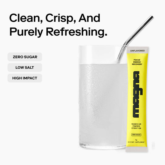 Magna measuring spoon with powder for precise mix and on-the-go hydration