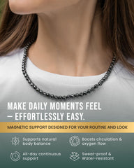 MagnetRX 6mm faceted hematite beads offer a contemporary daily-wear look