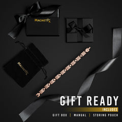 MagnetRX Copper Cross Bracelet reveals 24 magnets inside for strong magnetic design