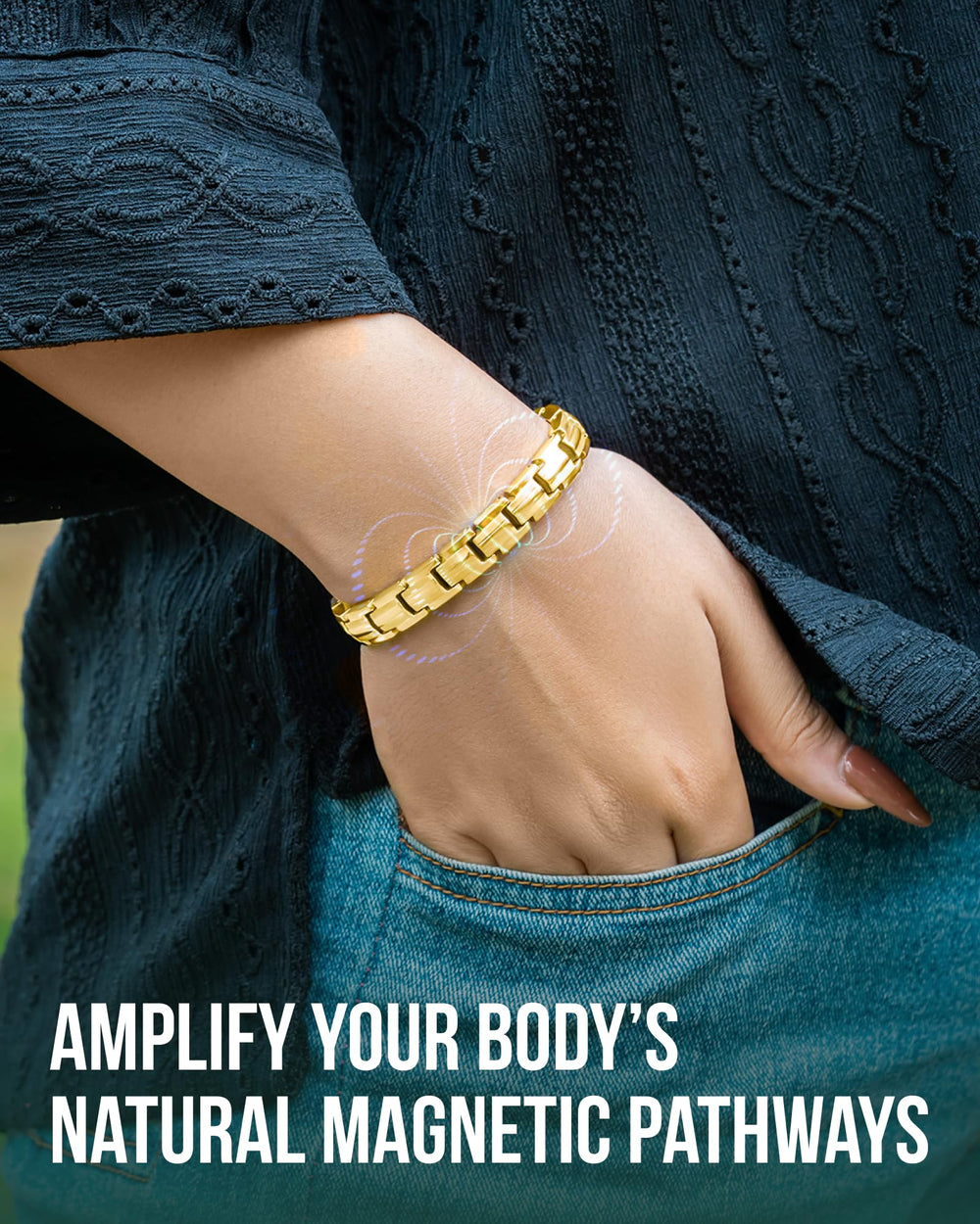 EllipseMAX butterfly clasp detail for secure, seamless fit