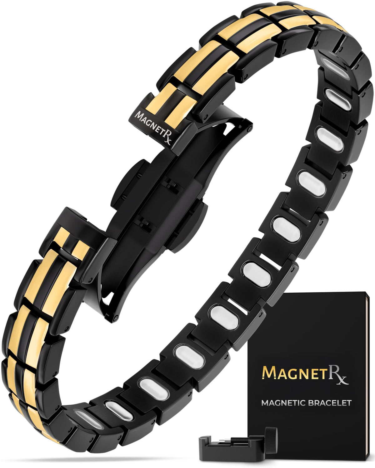 MagnetRX EllipseMAX close-up highlighting 5,000 Gauss magnets for daily support.
