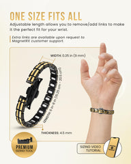 MagnetRX EllipseMAX gift box presented with sizing tool for a thoughtful present.