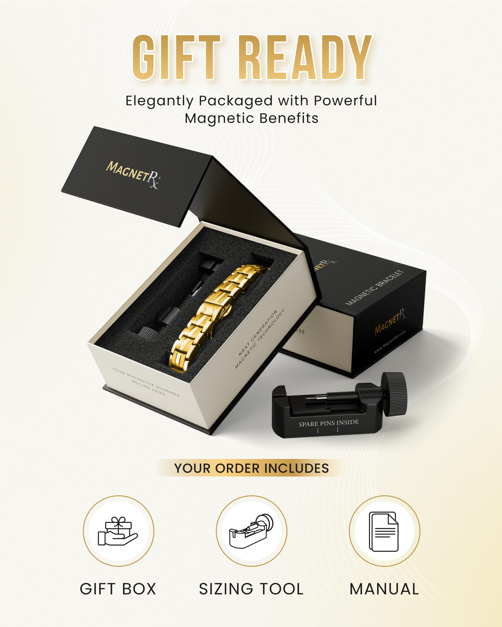 MagnetRX EllipseMAX packaging includes care instructions and manual