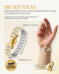 EllipseMAX bracelet worn during daily activities for sleek style.