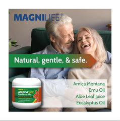 Arnica gel on a bruise area illustrating gentle reduction of discoloration.