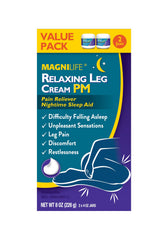 Illustration of magnesium and herbal ingredients in MagniLife cream.