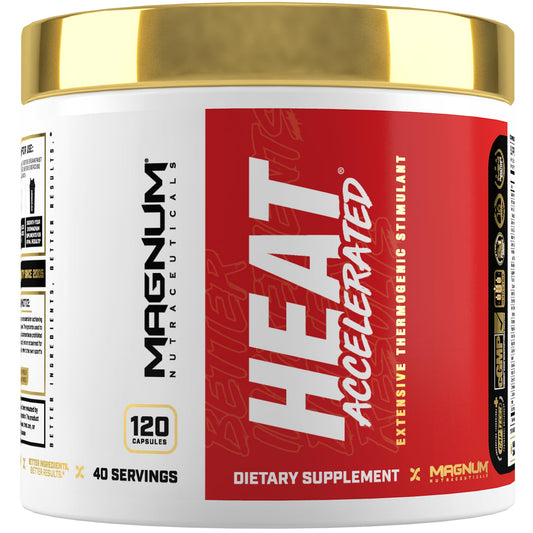 Magnum Heat Accelerated shown with athletes during workouts