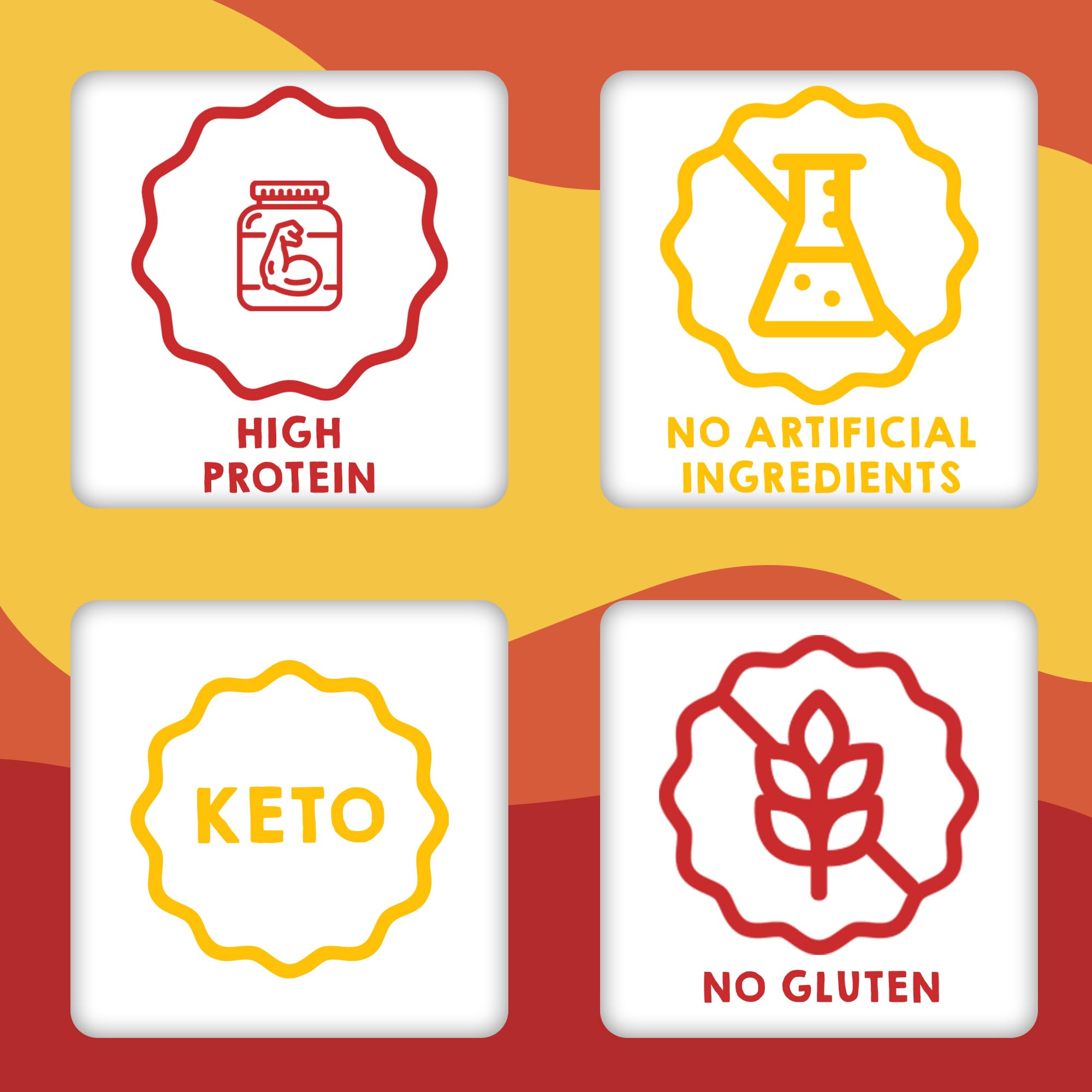 Magos Egg Chips gluten-free-ingredients label, suitable for gluten-conscious snacking.