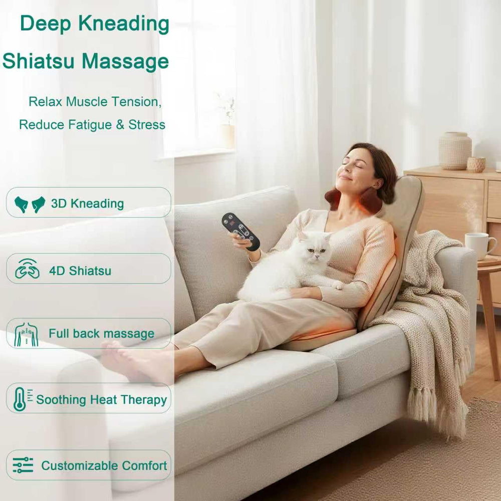 MAIBOLE heat levels with timer provide warm, controlled relaxation on demand.