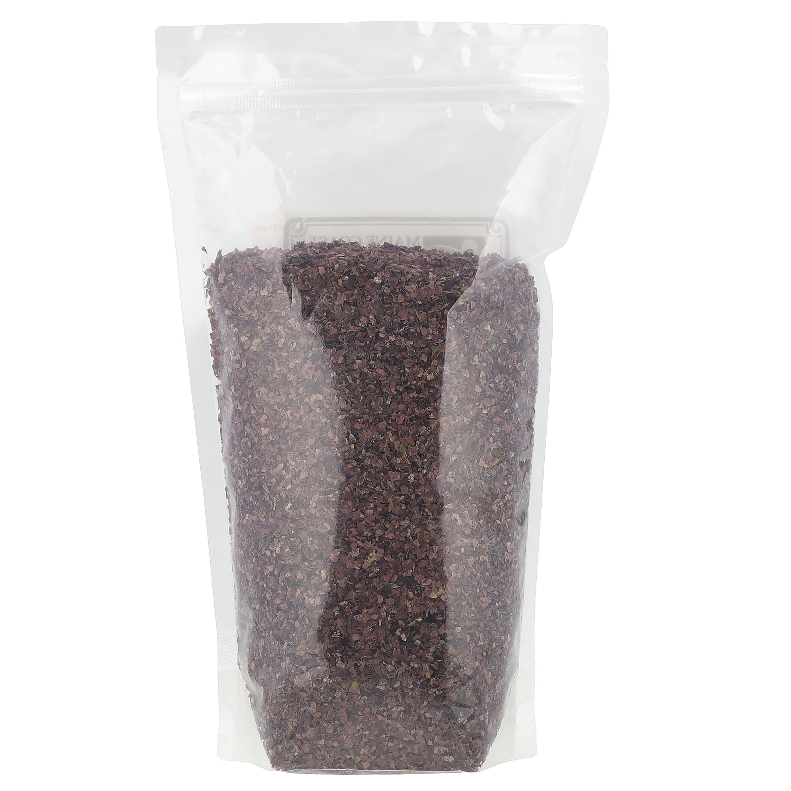 Maine Coast Dulse Flakes closeup reveals vibrant flakes ideal for sauces and dressings