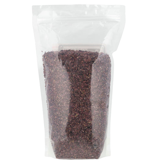 Maine Coast Dulse Flakes closeup reveals vibrant flakes ideal for sauces and dressings