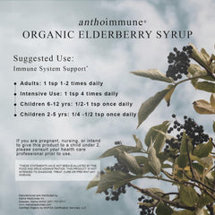 Pouring Maine Medicinals elderberry syrup demonstrates convenient daily use
