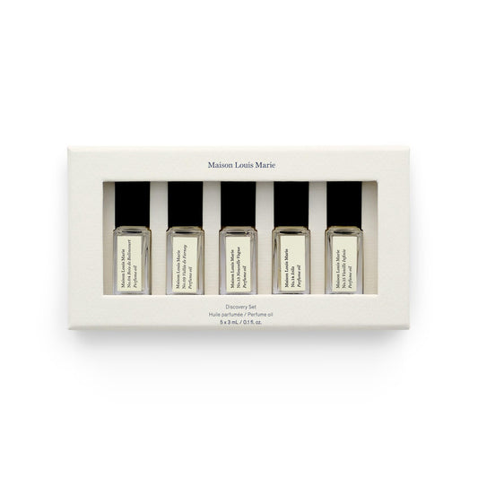 Maison Louis Marie discovery set fragrance oils for trial and travel