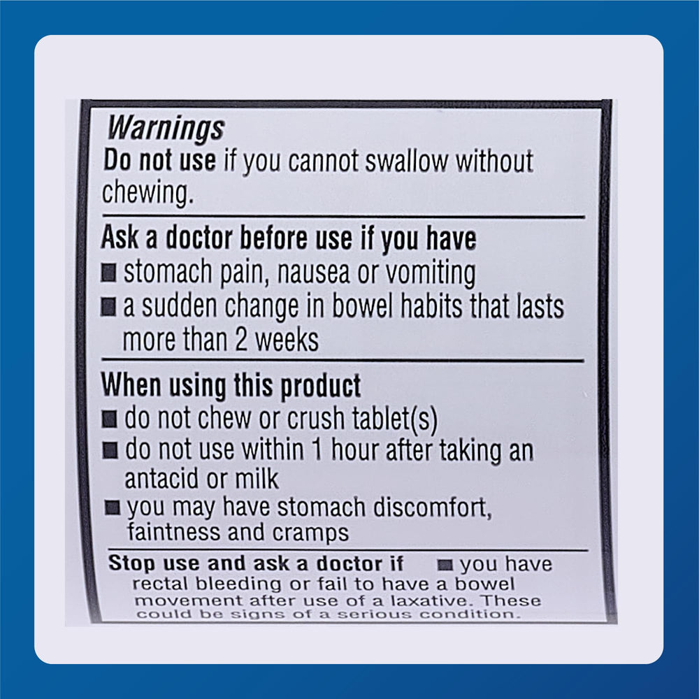 Four-pack box of Major Bisacodyl 5 mg tablets for ongoing use.