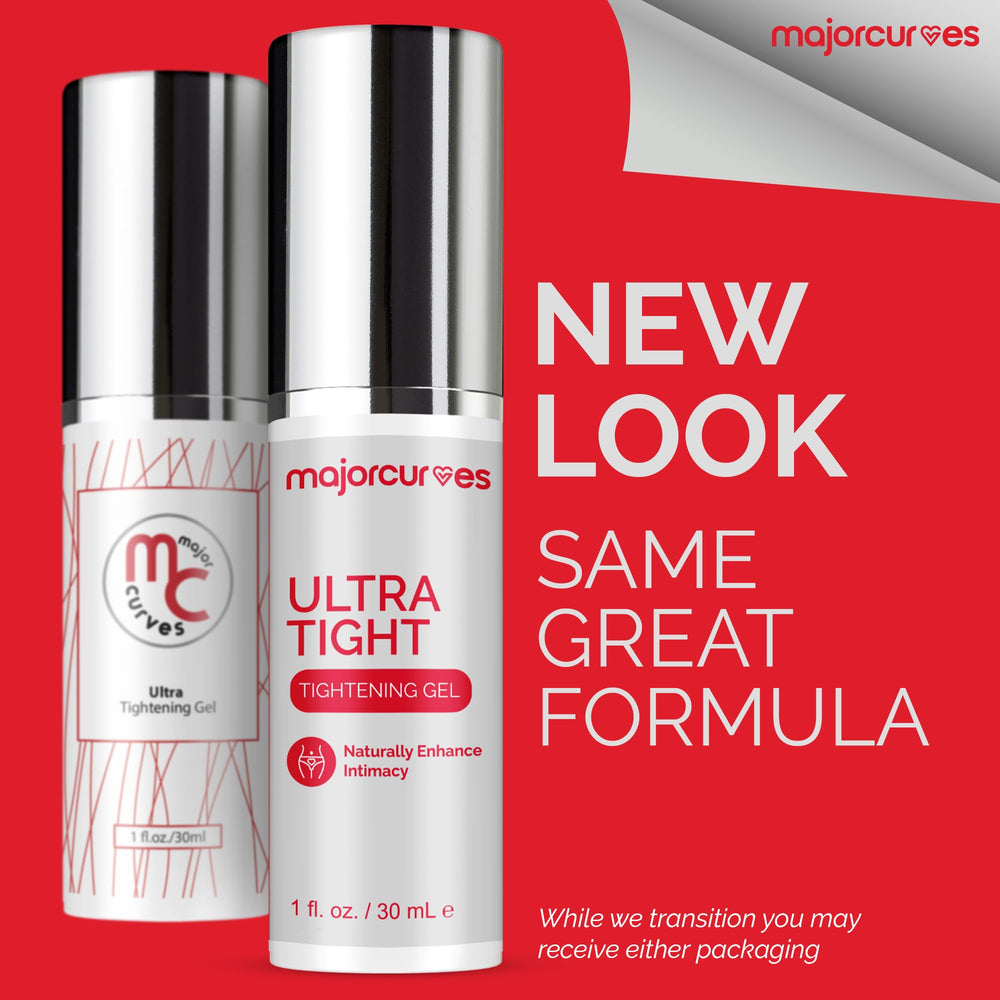 Major Curves Ultra Tightening Gel pump-action demonstrates easy, controlled application