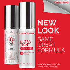 Major Curves Ultra Tightening Gel pump-action demonstrates easy, controlled application