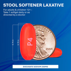 MAJOR Docusate Sodium packaging tray showing bottle set.
