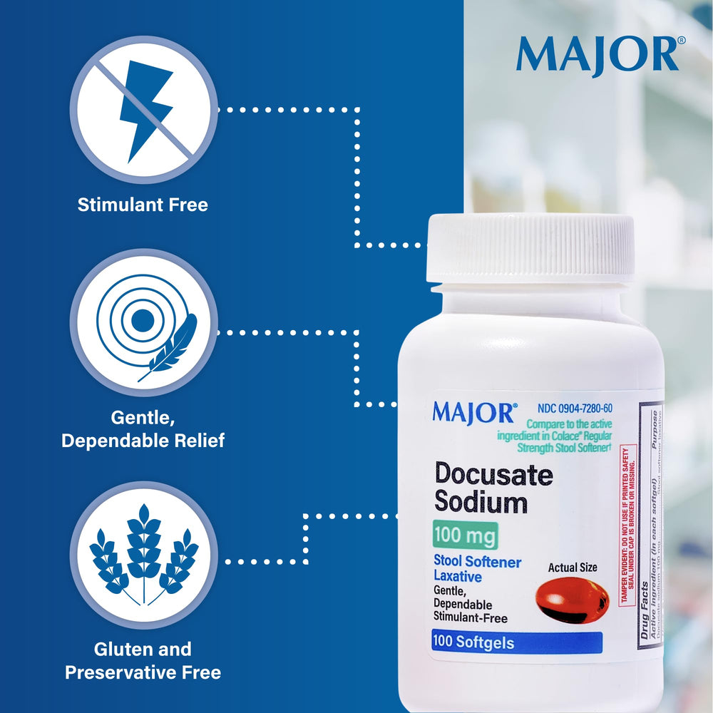 MAJOR packaging designed for occasional constipation, suitable for family use.