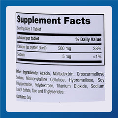 Major Oyster Shell Calcium 500 mg 3-pack packaging shows value and convenience