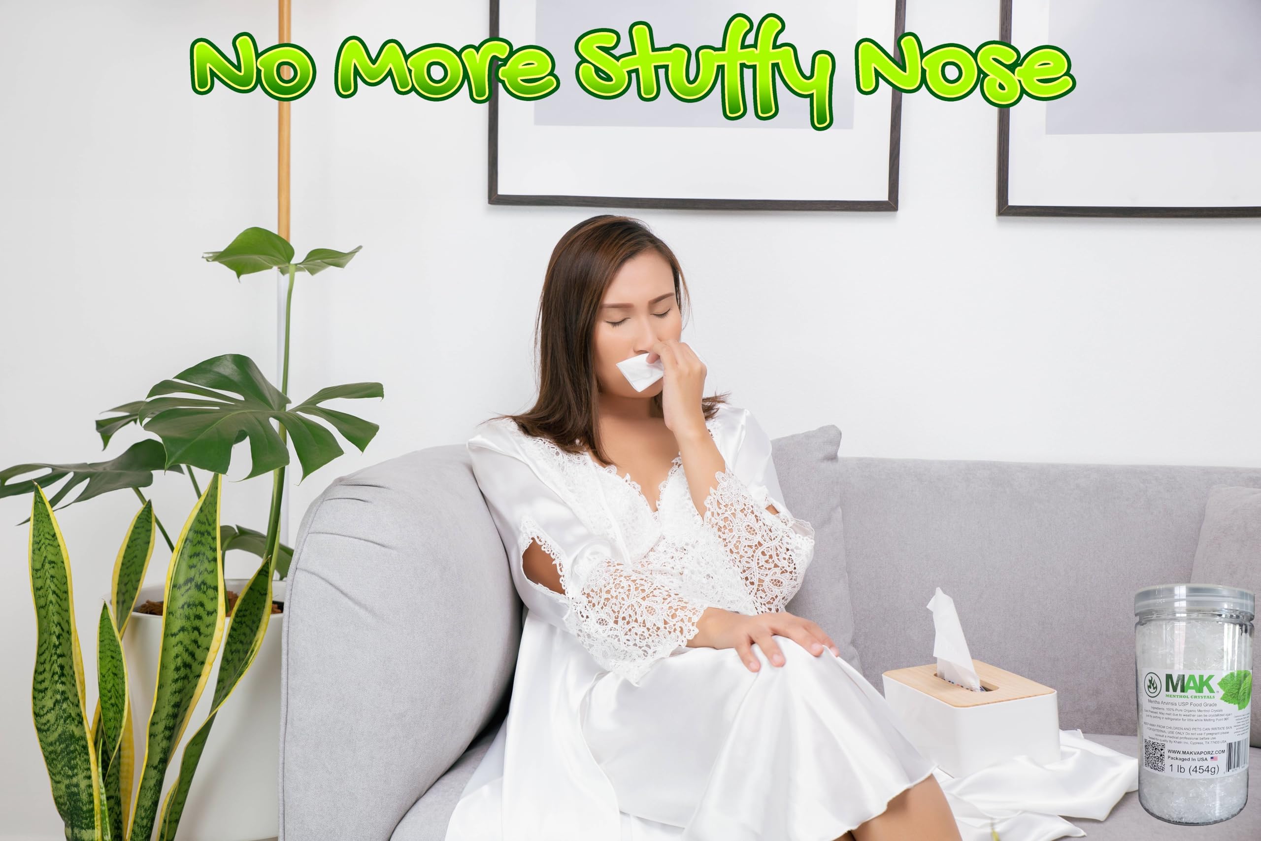 DIY candle making with MAK Menthol Crystals for fresh notes