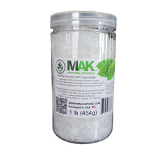 MAK Menthol Crystals in a jar for long-lasting freshness and aroma