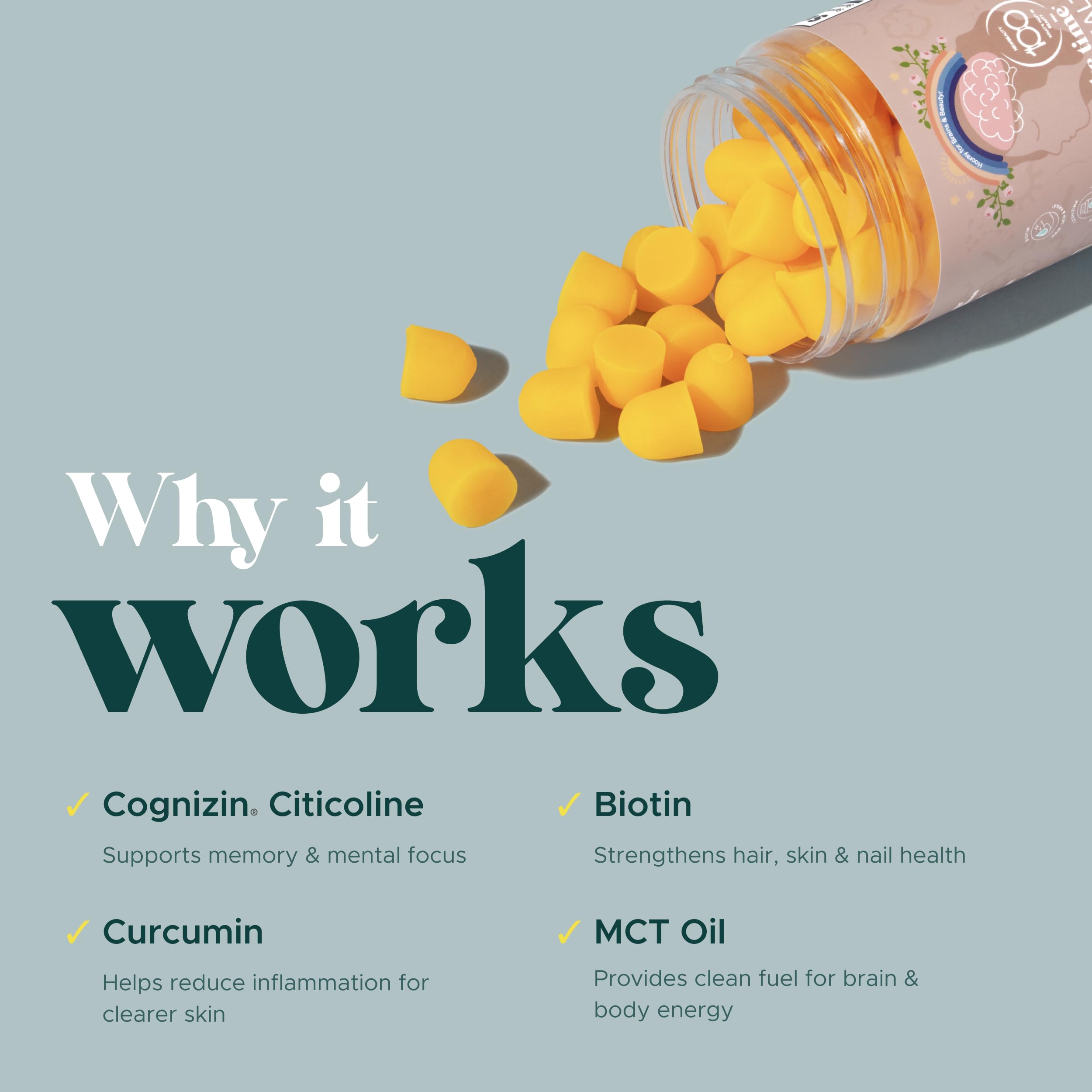 Packaging shown to highlight a clean, plant-based supplement.