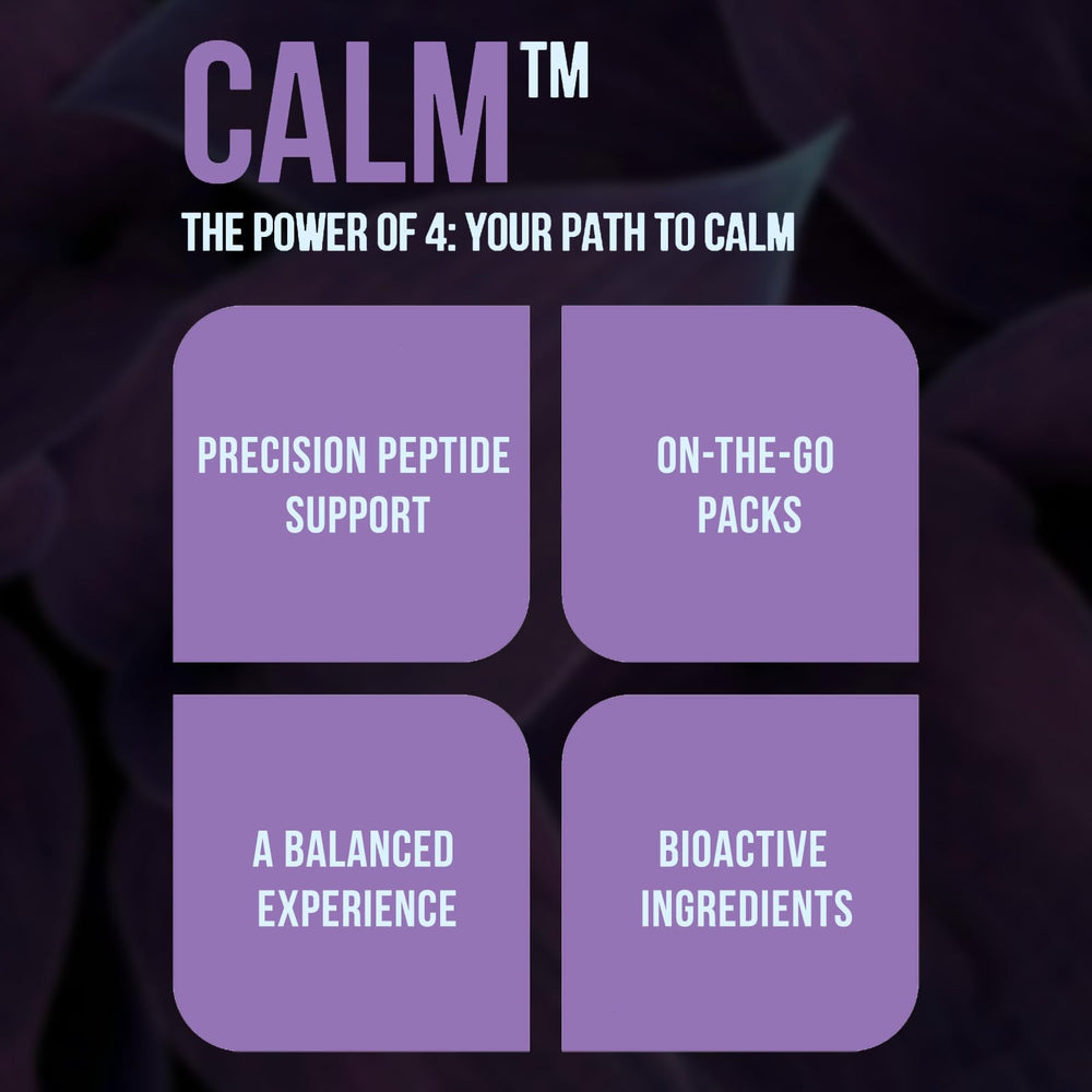 Make Wellness CALM dissolves to a relaxing moment.