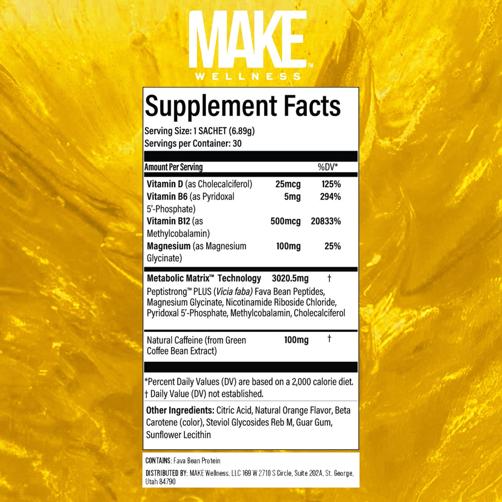 Make Wellness FIT Peptides shaker demonstrating fast absorption after training.