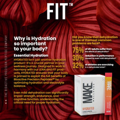 Make Wellness HYDRATED grapefruit slice conveying fresh aroma and zest