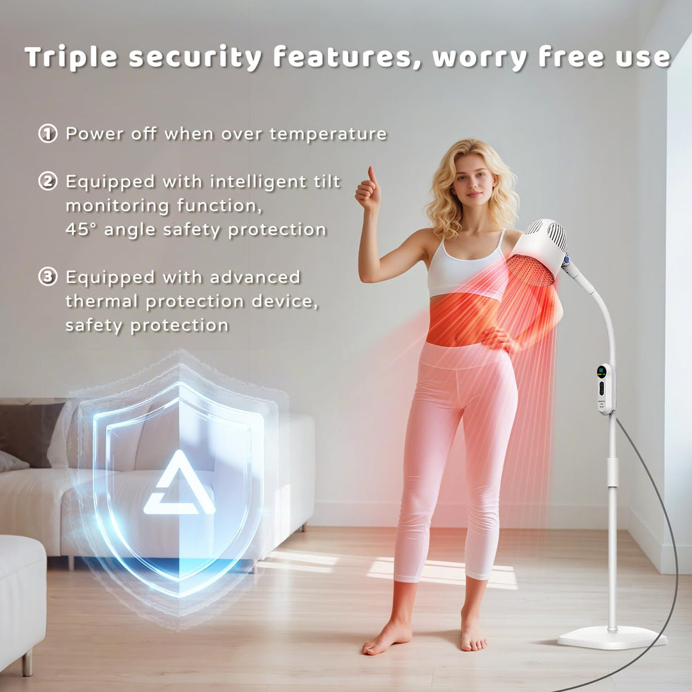 Makemate safety features with tilt detection and auto shut-off.
