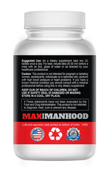 MaleMax label ingredients section indicating transparent formula details