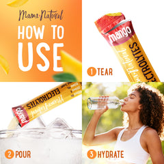 Gym bag ready electrolyte sticks for active days.