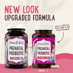 Pouring capsules shows easy daily routine for busy pregnancy