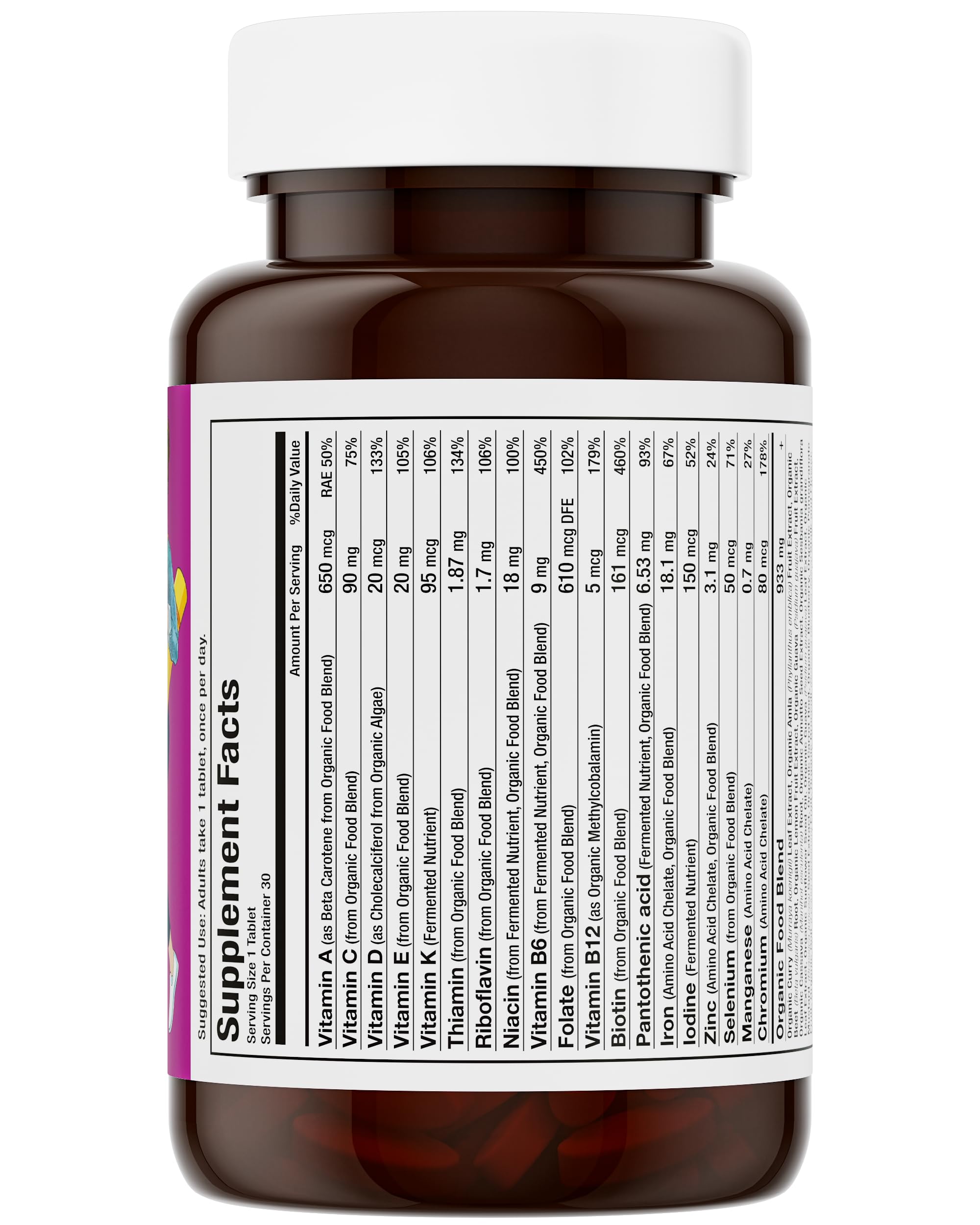 Mama Natural vegan prenatal multivitamin ready for daily use by expecting mothers.