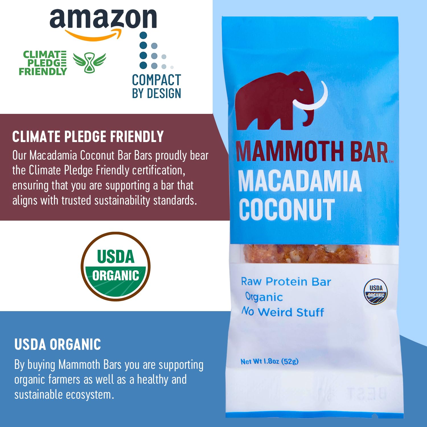 Mammoth Bar raw form preserves natural nutrition and flavor.