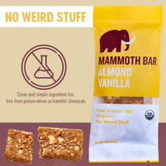 Mammoth Bar Almond Vanilla on-the-go snack for busy days