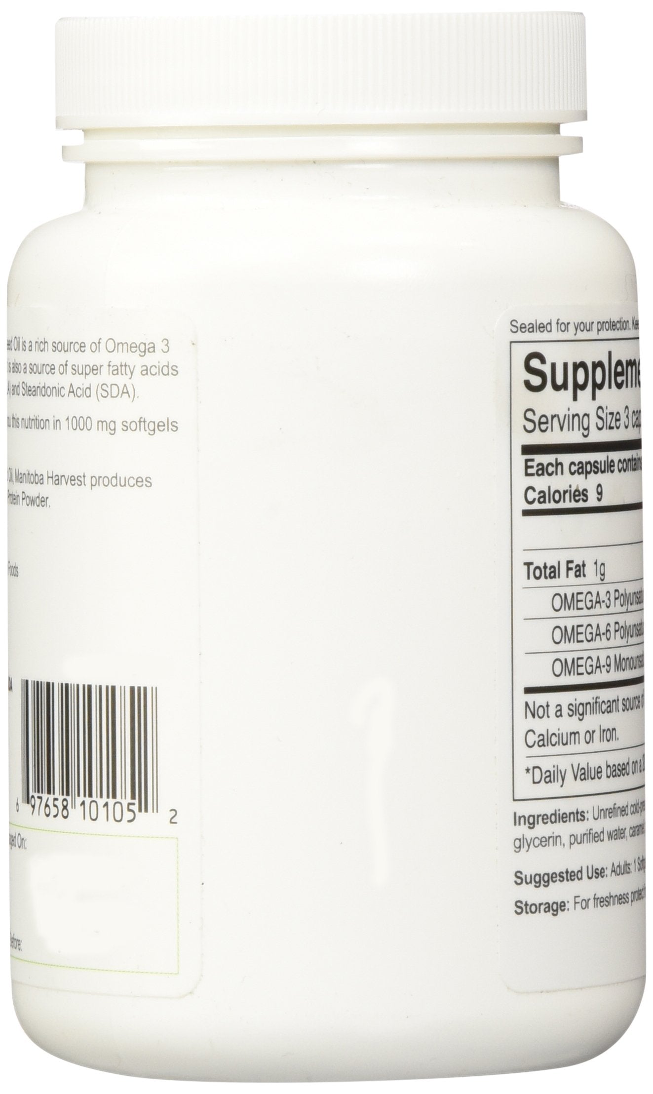 Manitoba Harvest omega-3 and omega-6 balance capsules for daily use