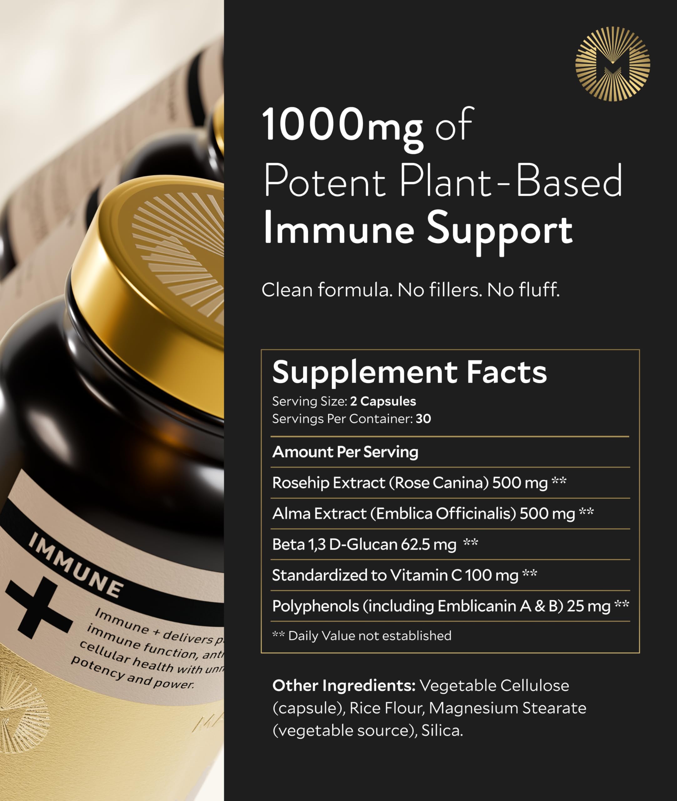 Manna Immune+ heart health graphic illustrating cardiovascular wellness benefits.