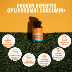 Manna Liposomal Curcumin+ Softgels USA-made label signals quality standards.