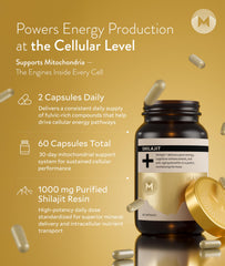 Manna Vitality Shilajit+ bottle pour illustrating easy daily dosing