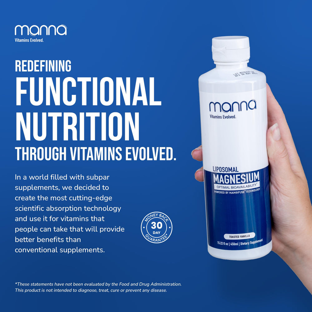 Manna packaging in view reinforces trusted daily mineral support.
