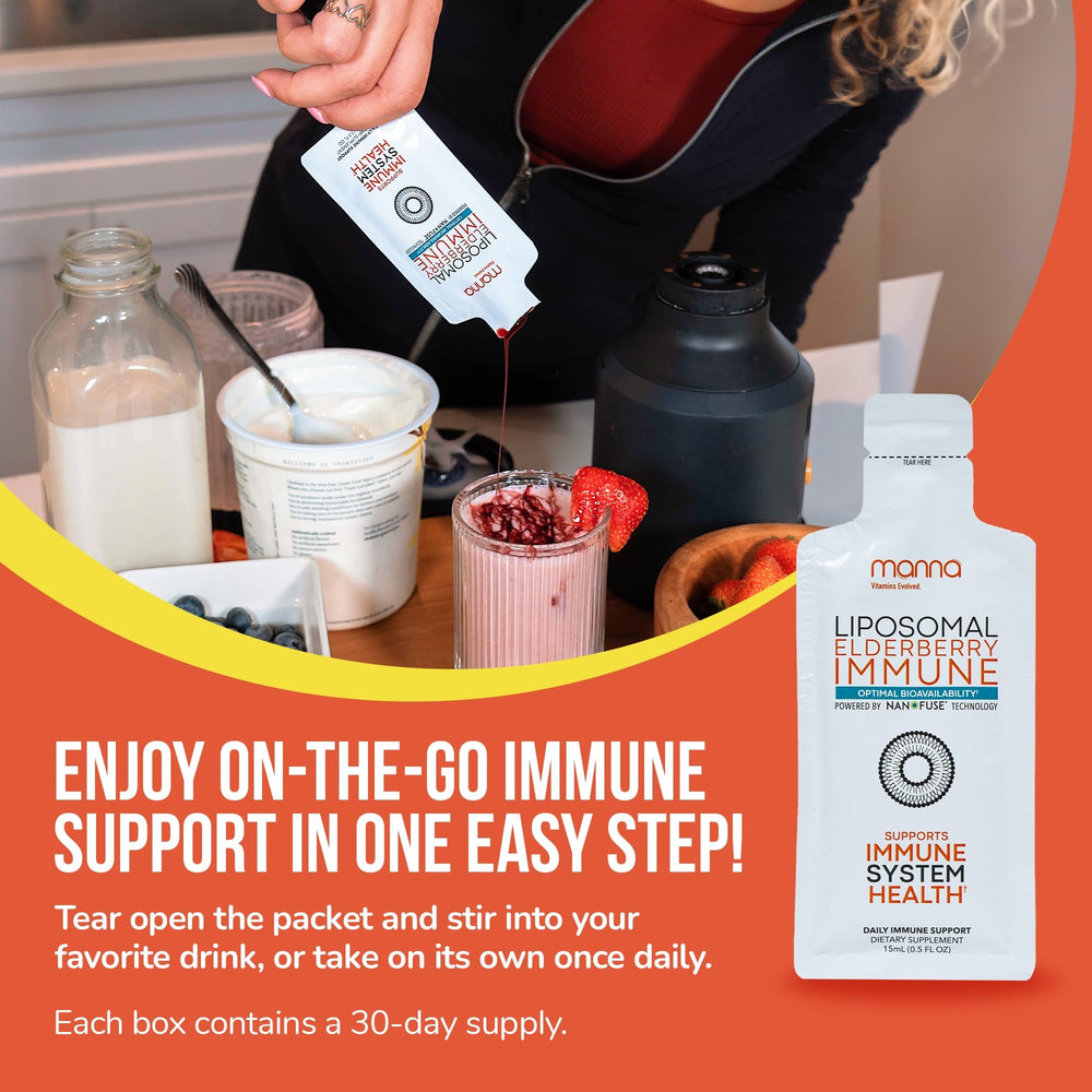 Syrup bottle label highlighting sugar-free formulation and real elderberry extract