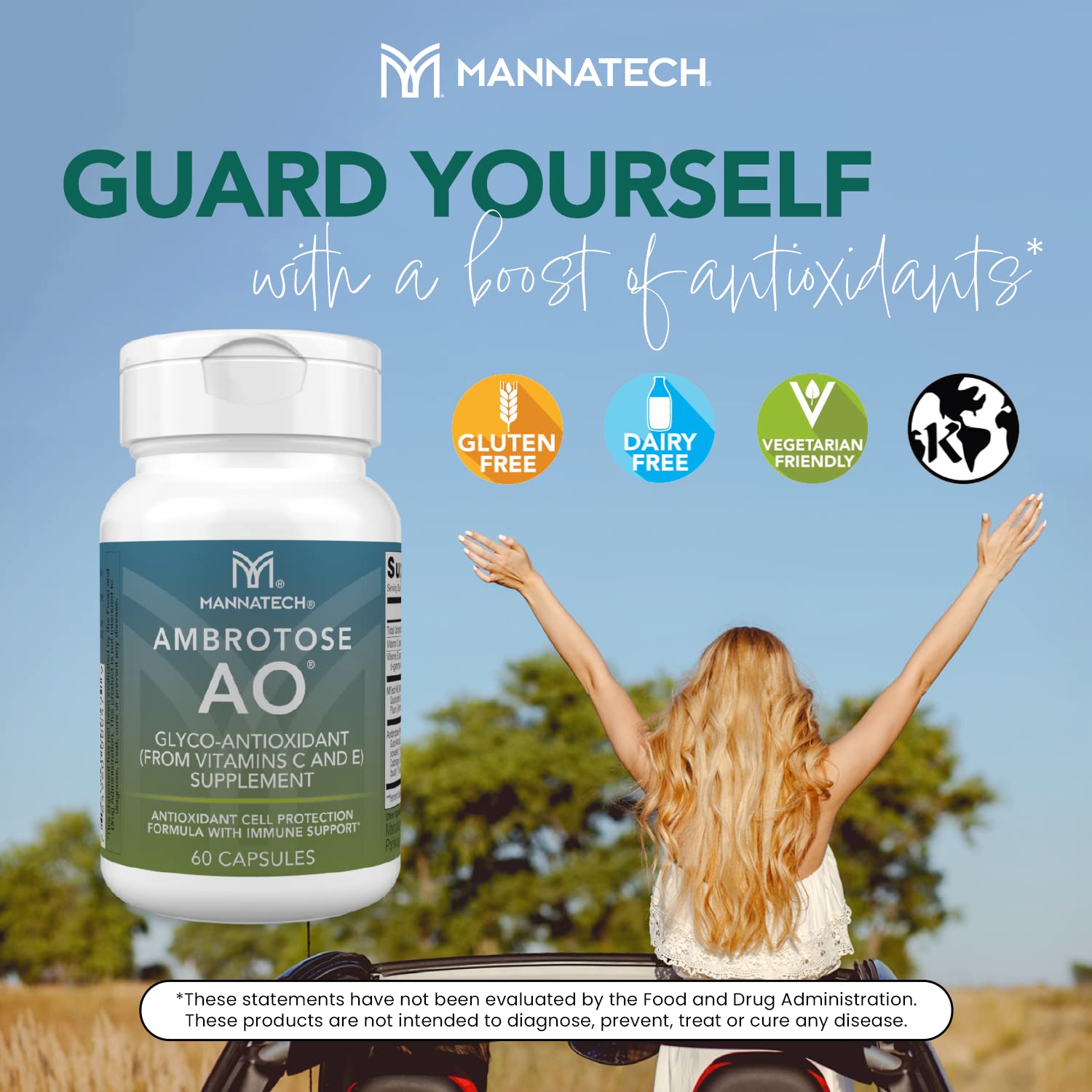 Vitamin C detail on Ambrotose AO packaging highlights added immune support.